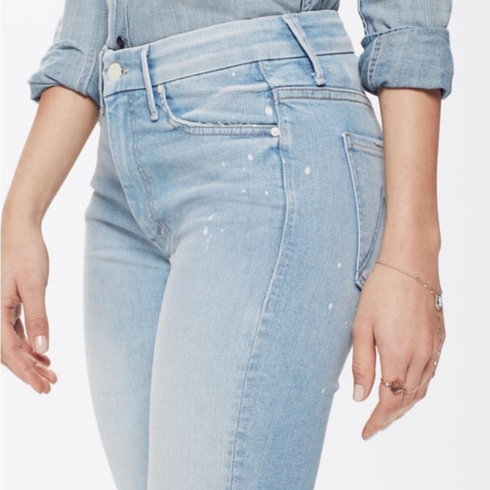 MOTHER The Looker Sacred Slit Ankle Skinny Jeans - Nice Shot - Picture 2 of 16